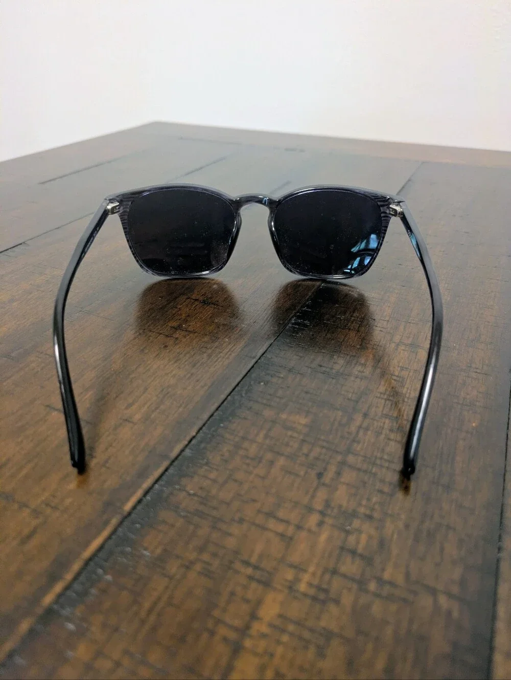 Cole Haan Polarized Square Sunglasses Smoke Horn (54-18-140)